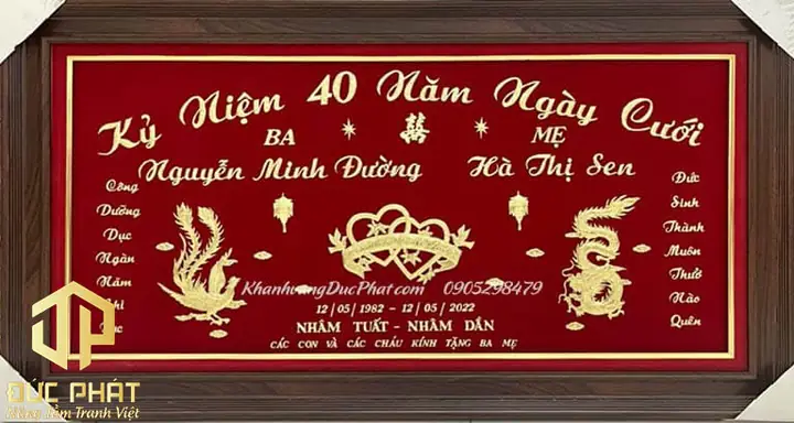 50+ Gợi Ý Quà Tặng Kỷ Niệm 40 Năm Ngày Cưới Bố Mẹ Ý Nghĩa, Độc Đáo