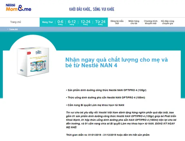 Tổng Hợp Quà Tặng Mẫu Thử Miễn Phí Mới Nhất Cho Mẹ Và Bé