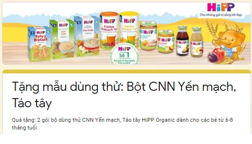 Tổng Hợp Quà Tặng Mẫu Thử Miễn Phí Mới Nhất Cho Mẹ Và Bé