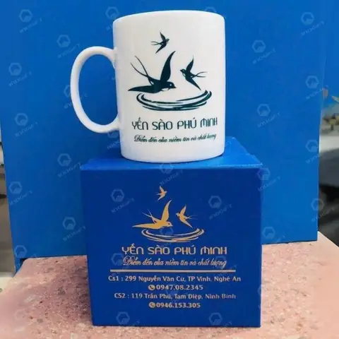 Ly sứ in logo doanh nghiệp