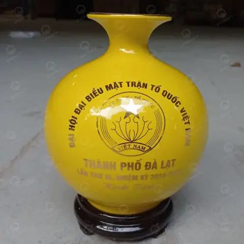 Bình hút lộc đại hội in logo độc đáo