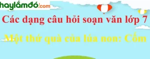Soạn bài Một thứ quà của lúa non: Cốm chi tiết