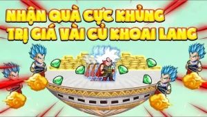 Hướng dẫn nhận quà từ trang chủ Ngọc Rồng Online chi tiết