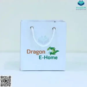 1. Giới Thiệu Túi Giấy Couche Đựng Set Quà Tặng Ly Sứ TG12 In Logo: