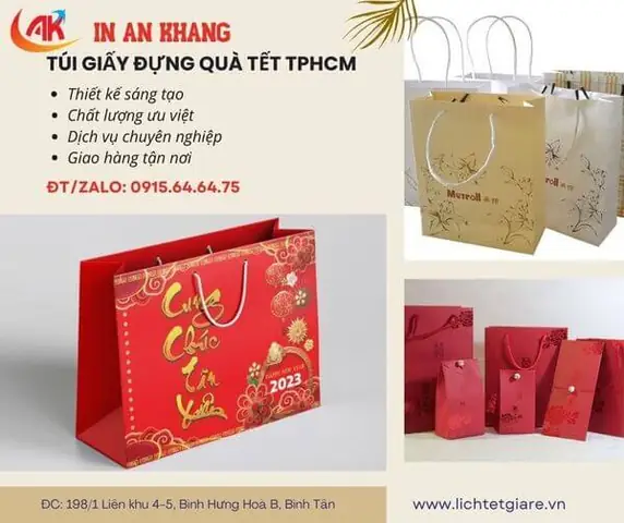 Túi Giấy Đựng Quà Tết TPHCM: Đánh Giá Chi Tiết Và Nơi Mua Uy Tín