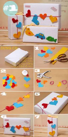 Hướng dẫn vẽ trang trí hộp quà bằng kỹ thuật origami và calligraphy?