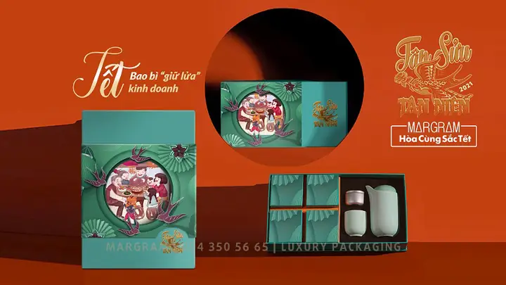 Vỏ Hộp Quà Tết Đẹp: Tiêu Chí & Gợi Ý Thiết Kế Ấn Tượng