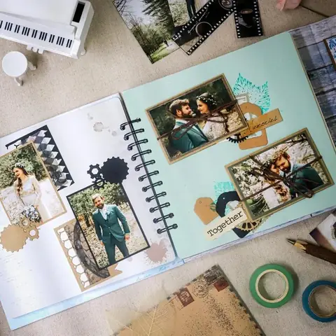 6. Album lưu giữ vé và ảnh